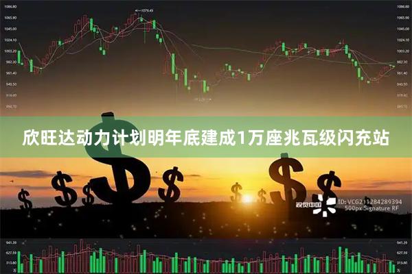 欣旺达动力计划明年底建成1万座兆瓦级闪充站